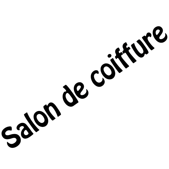 Sticker salon de coiffure SDC014 ultra r sistant Sticker salon de coiffure SDC014 ultra r sistant